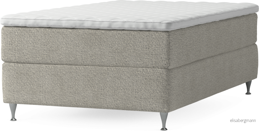 Delux Dream Kontinentalsäng, enkelsäng 120 cm med bäddmadrass och sängben RrpPk