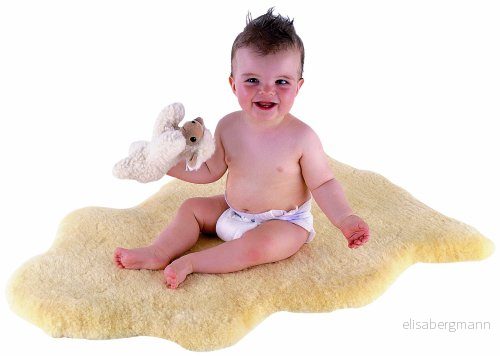 Kaiser Naturpäls 681101 babylamskinn medicin Merino, ca 80/90 cm 4011863681011
