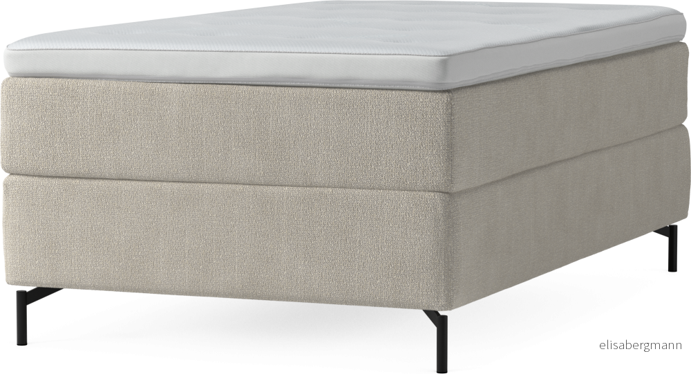 Delux Dream Kontinentalsäng, enkelsäng 120 cm med bäddmadrass och sängben OJvmr