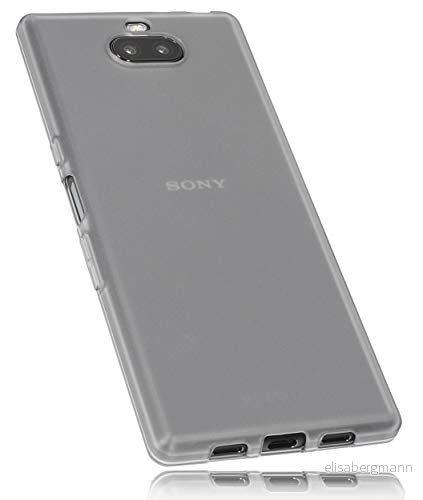 mumbi Fodral kompatibelt med Sony Xperia 10 Plus mobiltelefonfodral, transparent svart 4251657902841