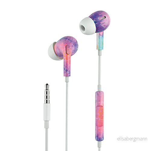 Music Sound Fantasy In Ear AURICOLARI Hörlurar med sladd och mikrofon 3,5 mm Jack Regnbåge 8018080440083