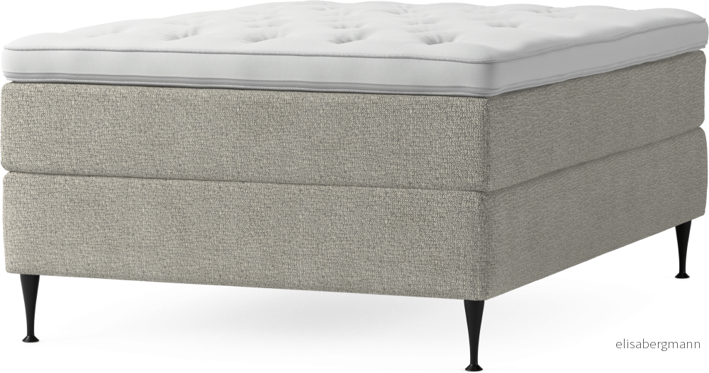 Delux Dream Kontinentalsäng, enkelsäng 140 cm med bäddmadrass och sängben cwfGi