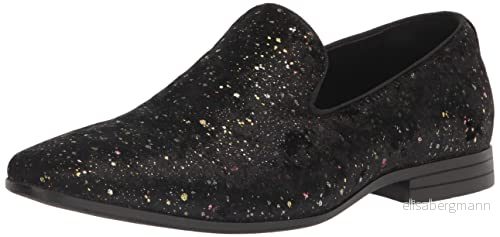 Stacy Adams Stellar glitter tofflor för män, svart, 39.5 EU 793926183765