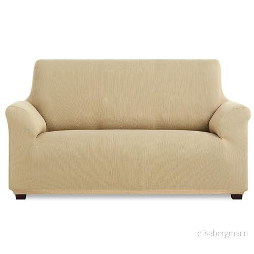 MAXIFUNDAS 2 sits elastisk soffväska Beige Extra trasuave, halkfri och sofföverdrag Inca modell soffa 8445713018744