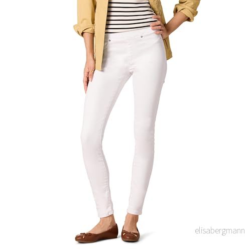 Amazon Essentials kvinnors stretch pull on jegging (finns i plusstorlek), vit, 10, Vitt, 42 EU 193548225087