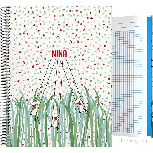 Grafoplás 16502616 Kollektion Nina Anteckningsbok, Kvadrat, Modell Nature, A4 8413623793495
