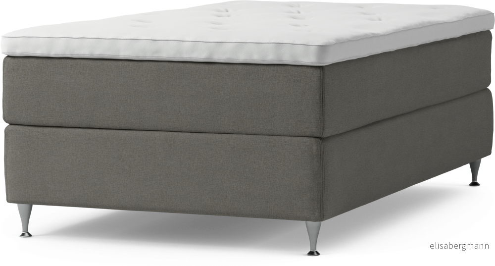 Delux Dream Kontinentalsäng, enkelsäng 120 cm med bäddmadrass och sängben lWP5I