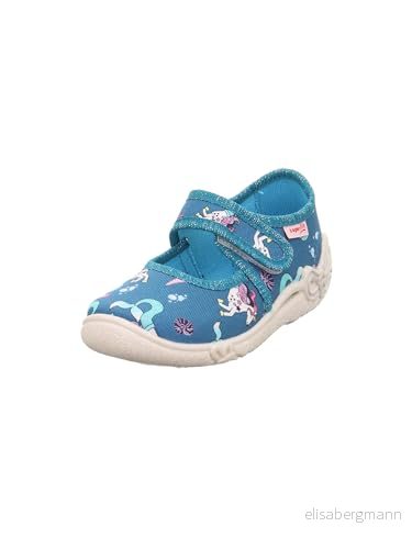 Superfit Mädchen BELINDA Hausschuhe, TÜRKIS/MEHRFARBIG 8400 9010159381838