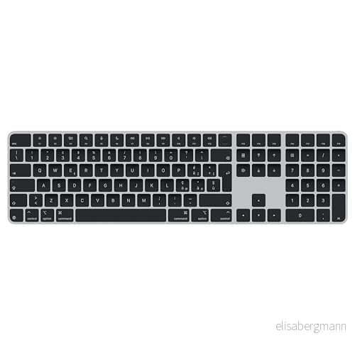 Apple Magic Keyboard med Touch ID och numerisk del för Mac modeller Silicon italienskt svarta tangenter 195949655746