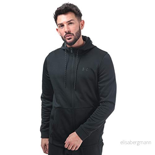 Under Armour Armour, fleece, Fz huvtröja, uppvärmningstopp för män 191480920459