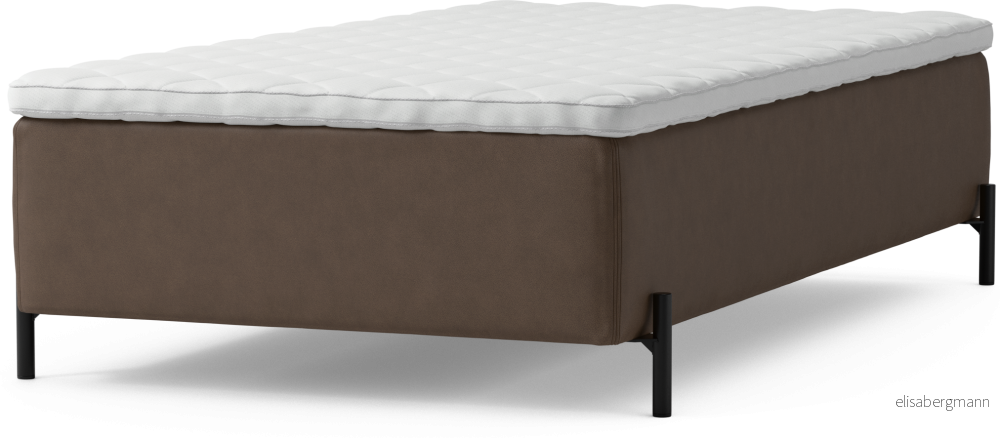 Delux Dream Ramsäng, enkelsäng med bäddmadrass och sängben fBX7y