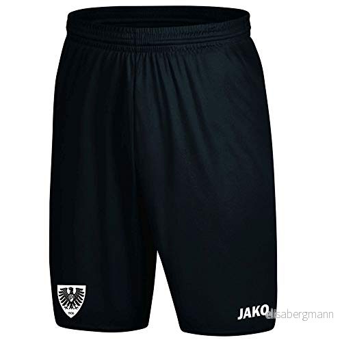 JAKO unisex barn Sc preußen Münster Short Home, (säsong 19/20) svart 164 4059562319309