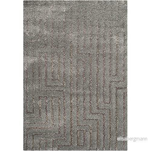 Rektangulär lurvig inomhatta, matta kollektion, SG03, blandad, 160 x 229 cm för vardagsrummet, sovrummet eller något annat inre utrymme av Safavieh. 683726743361