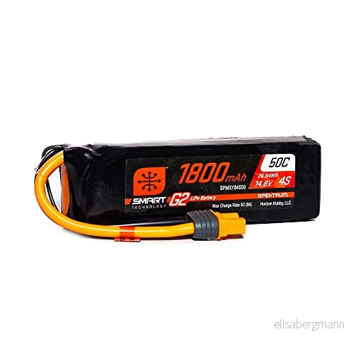 Spektrum SPMX184S50 1800 mAh 4S 14,8 V Smart G2 LiPo 50C IC3, Multi 605482719589