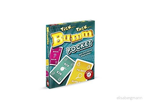 Piatnik 6671 Tick Tack Bumm Pocket snabbt kortspel att explosiva Från 12 år för hem och på språng, flerfärgad 9001890667190