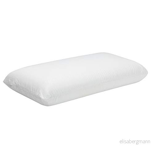Pikolin Home Ergonomisk och viskoelastisk kudde med dubbelt anpassningsbart örngott kärna i minnesskum för dig som sover på sidan eller ryggen 8420687086111