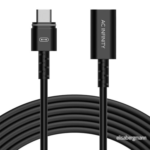 AC Infinity UIS till förlängningskabel, hona hane, 10 fot anslutningskabel, fungerar med styrenhet 69, Controller 63, CLOUDRAY, CLOUDLINE LITE, IONGRID och IONBOARD 819137022225