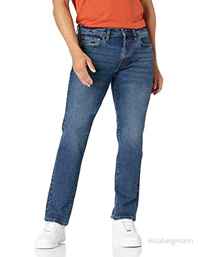 Amazon Essentials Men's Jeans smal passform, Vintage tvättad, 31W / 29L 193548941260