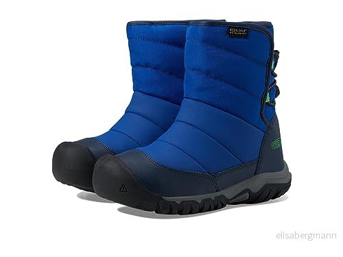 Keen Puffrider Vinterstövlar för barn, Storlek: 38, Blue Skinnimitation/textil 195208247422