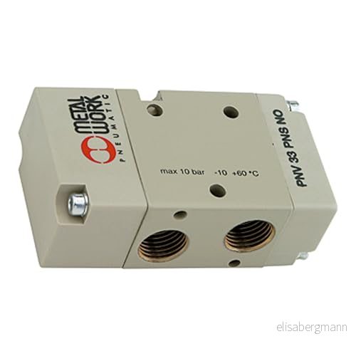 RIEGLER 106496 516.201 3/2 passeventil, pneumatisk, bistabil, anslutning G 1/8, DN 5, 1 st. 4047322097154