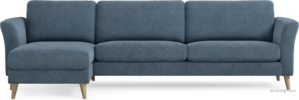 Bridge 3-sits soffa med schäslong vänster tFP6V