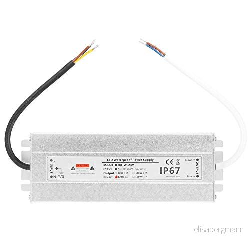24V 120W 5A LED strömförsörjning Optisk guide Strömförsörjningsbrytare Vattentät Driver Transformator 783335033102