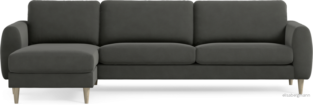 Bridge 3-sits soffa med schäslong vänster L5Vgz