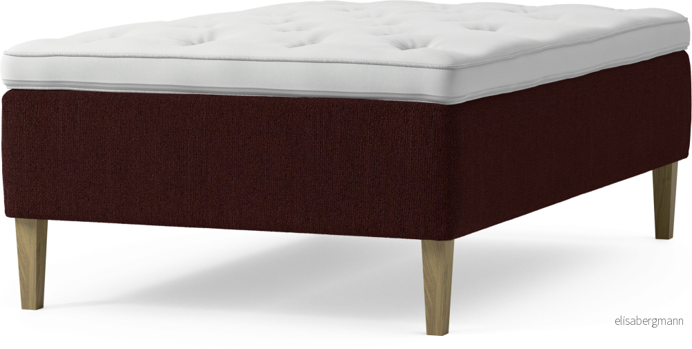 Delux Dream Ramsäng, enkelsäng med bäddmadrass och sängben yzhbl