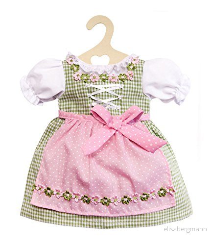 Heless Doll dress Pink and Blue/Green 28 33 cm 4001949011115