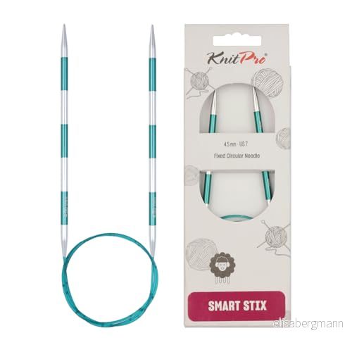 KnitPro K42090 rundsticknålar, metall, sorterade, 80 cm x 4,5 mm 8907628011659