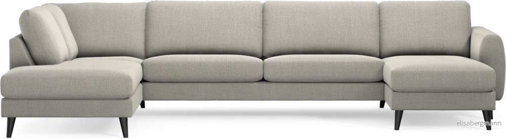 Bridge 3-sits soffa med divan vänster och schäslong höger 0BheM