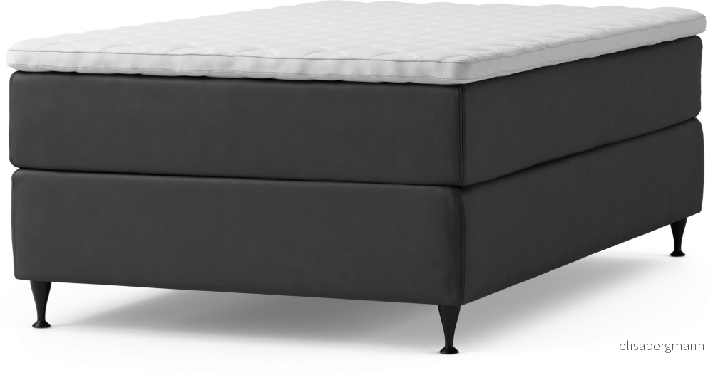 Delux Dream Kontinentalsäng, enkelsäng 120 cm med bäddmadrass och sängben V3s2I