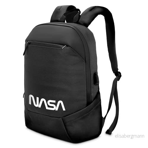 ATLANTIS NS KLB200311 A BackPack The Moon Project NASA Worm Ryggsäck bärbara datorer 15.6" USB port Extra rymlig fack 25l Dubbel förvaringsficka Öronkrok 8026974022314
