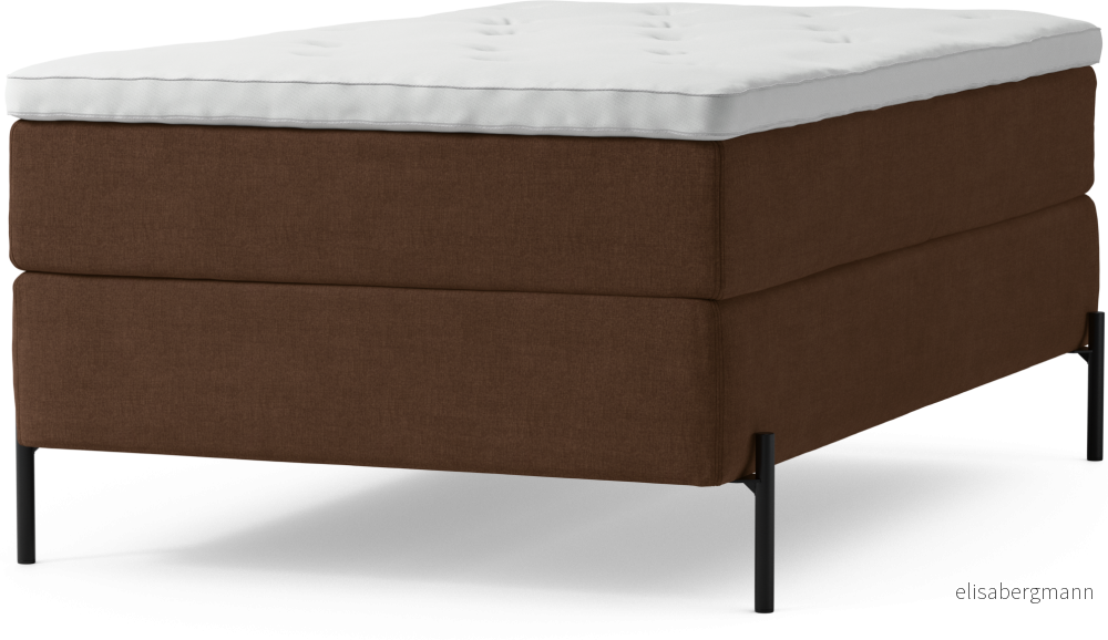 Delux Dream Kontinentalsäng, enkelsäng 120 cm med bäddmadrass och sängben P2vbI