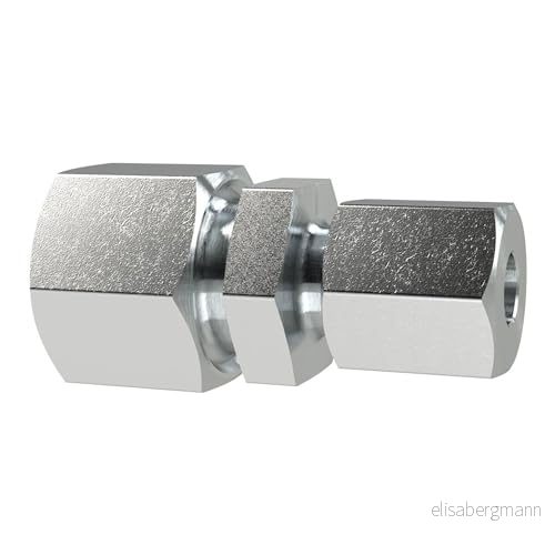 RIEGLER 159335 GV126SSTRED rak reduktionsskruv, rör ytterdiameter 12/6, stålförzinkad, 1 st. 4047322639972