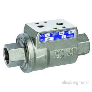RIEGLER 133396 351.947 spärrventil pneumat. bet., enkel NC, MS vern., NBR, Rp 2, 1 st. 4047322477932