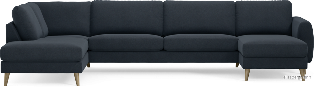 Bridge 3-sits soffa med divan vänster och schäslong höger 9SeI2
