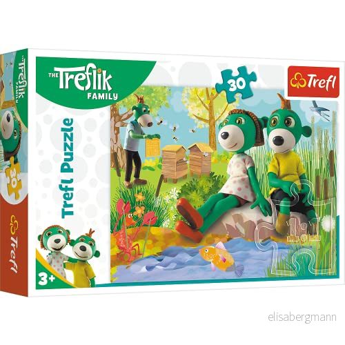 Trefl Pussel, Trefliki Nad Damm, Treflik Familjen, 30 Bitar, För Barn Från 3 År 5900511182651