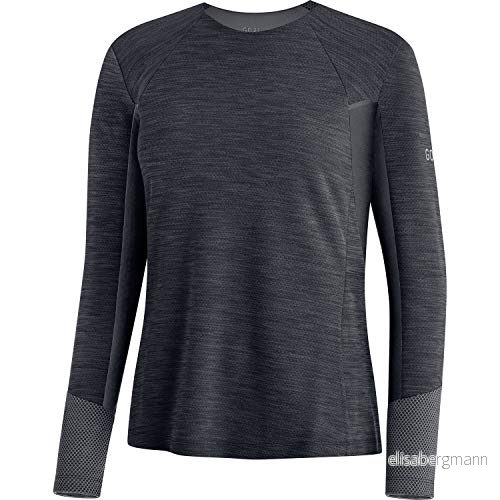 GORE WEAR Vivid långärmad tröja, dam, Svart, 34, 100756 4017912121767