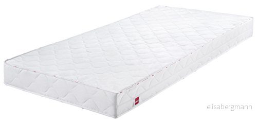 Abeil AB100 madrass, medelhårt hjul, med avtagbart överdrag, vit, polyester, 140 x 200 cm 3087880015925