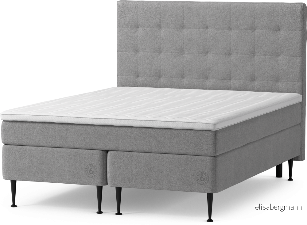 Asperö Comfort Kontinentalsäng, dubbelsäng med bäddmadrass Comfort och sängben ZE00d