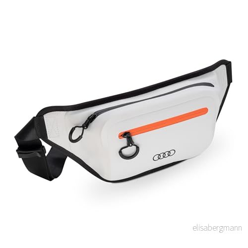 Audi 3152400600 höftväska midjeväska ringar logotyp väska, grå, LJUSGRÅ, Einheitsgröße, 4250741111534