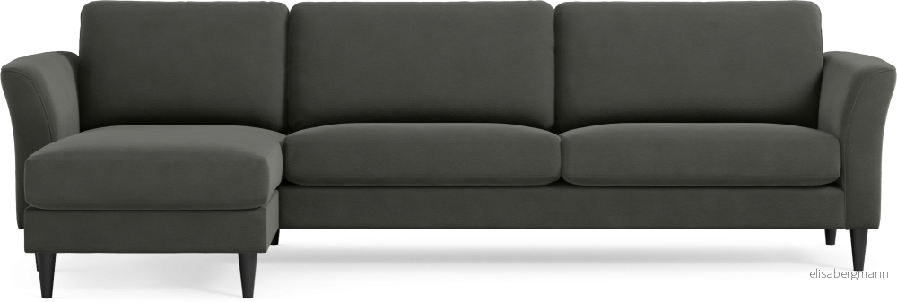 Bridge 3-sits soffa med schäslong vänster BV62t