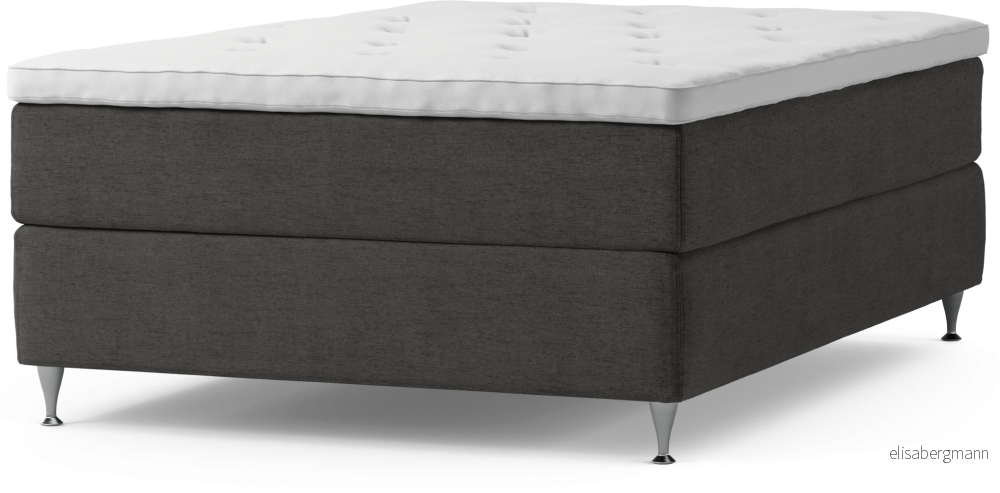 Delux Dream Kontinentalsäng, enkelsäng 140 cm med bäddmadrass och sängben ylYvZ