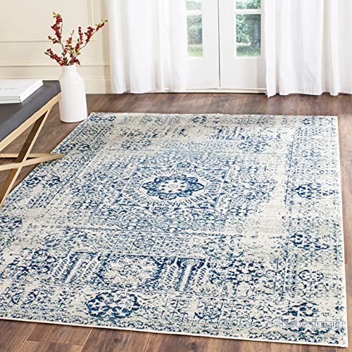 Safavieh Modern inomhus handtuftad rektangel områdesmatta, abstrakt samling, ABT141, i grå/svart, 122 x 183 cm för vardagsrum, sovrum eller alla inomhusutrymmen 889048175655