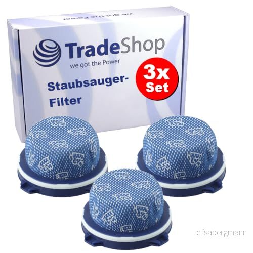 3 x Trade Shop HEPA mikrofilter dammsugarfilter kompatibelt med Samsung VS20R9046T3 VS20R9048S3 VS20T7531T4 VS20T7535T5 VS20T7536T5 VS20A95823W/SA 4068177147283