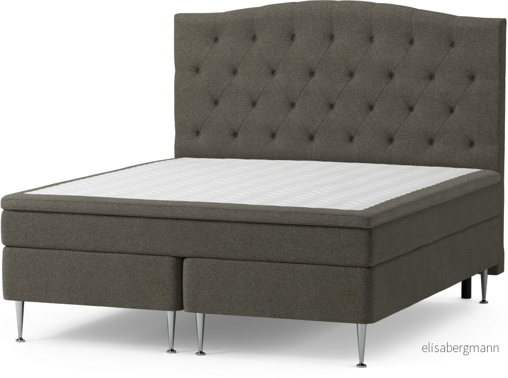 Asperö Comfort Kontinentalsäng, dubbelsäng med bäddmadrass Comfort och sängben TsynZ