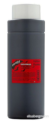 Ugglespegel 405062 filmblod/blod, mörk, 1 000 ml, teaterblod, halloween, karneval, temafest 4028362405062