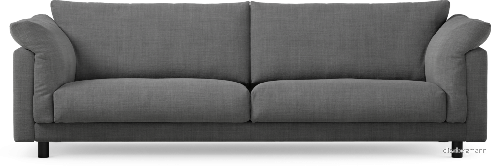 Cherrie 4-sits soffa, fast klädsel EOViU