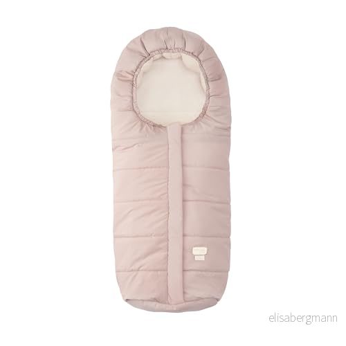 Nuvita 9905 Babystol One Universell åkpåse för bilsäten perfekt barn från 6 till 36 månader (100 cm) Skydd upp 10 C mot regn och vind delikat rosa 5350555029458